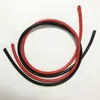 Freeshipping 5m red + 5m black extension cable flexible silicone wire Test Line 8AWG tinned Copper Cord silicone rubber Cable