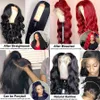 13x6 HD Transparent Lace Front Wigs Body Wave Frontal Wig Remy Brazilian Straight Loose Deep Water Human Hair Wigs9531645