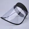 Reusable Full Face Shield Cover Transparent Anti Droplet Clear Mask Cooking Splash Soft Plastic Respirator Double-sided Film Ju9