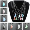 Necklace Gold Chain Silver Stainless Steel Jewelry Natural Stone Pendants Statement Chokers Necklaces Rose Quartz Necklaces