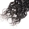 Cabello brasileño ondulado al agua Ishow con 4*4 paquetes de cabello humano con cierre de encaje con cierre extensiones de cabello humano ondulado peruano