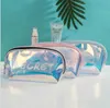 Popular laser cosmetic bag Outdoor Travel Wash Bag TPU cosmetic storage bag available