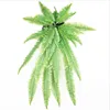 110cm Simulation Persian Leaf Wall Hanging Plant Lawn Leaves Encrypted Green Planted Fake Persian Fern Artificial Plant Wall