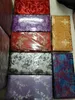 Lyx Rektangel Kinesisk Trä Scarf Presentförpackning Julförpackning Box High End Silk Brocade Förvaringslådor Dekoration 32x16x6 cm