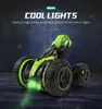 En-knappsdeformation Flip Cool Lights 360-graders rotation Dubbelsidig stunt bilhandel