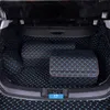 Organizadores de tronco de carro PU leathe backseat saco de armazenamento de alta capacidade Multi-usa assento de carro Caixa traseira Acessórios interiores L XL