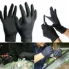 100 Stück Einweghandschuhe aus Latex, Geschirrspül-/Küchen-/Arbeits-/Gummi-/Gartenhandschuhe, universell für die linke und rechte Hand