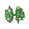 3 Inch Girls Hair Clips Christmas Tree Bow Sequins Snowflake Barrettes Hairbow Hairpin Hair Head Accessories9470428
