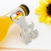 Silver 25th Bottle Openers Wedding Anniversary Design Bottle Opener Favors För 25th Bröllop Firande