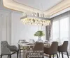 LED Lustres Éclairage K9 Cristal Pendentif Lampe Moderne Suspendu Intérieur Lustre Lampes Pour Salle À Manger Café Bar Hôtel