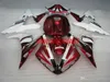 Pełny zestaw zbiornikowy dla Yamaha YZFR1 04 05 06 YZF R1 2004 2005 2006 YZF1000 ABS Red White Wishing Set + Gifts YD20