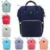 Zaini per mummia di marca Zaino per mummia di grande capacità Borsa per pannolini multifunzione monogrammabile Borsa per pannolini per pannolini all'aperto 14 Disegni DHW3456