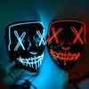 Masken-Halloween-LED leuchten Partei-Schablonen Die Purge Wahljahr Groß Lustige Masken Festival Cosplay Zubehör Glow In Dark C368