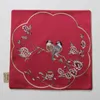 Klassieke luxe peony lotus placemat kerstvierkante eettafel mat chinese stijl feest tafel placemat decor isolatie pads