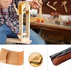 Freeshipping Wood Leathercraft Hand Stitching Pony Leather Craft Lacing Sewing DIY Table Desktop Tool