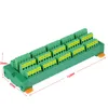Freeshipping 50 kanałów do 50 kanałów DIN Rail montażowy montaż na panelu montażowym do terminalu zasilania Dystrybucja Bloki Splitter Board