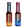 Tazze in acciaio inossidabile Bottiglia d'acqua a forma di cola arcobaleno Bottiglia termica termica creativa a doppia parete isolata Tazze da viaggio portatili 17 once DYP1043