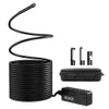 1.5M Cable Length WiFi Endoscope Inspection Camera 1080P 2.0 MP HD with Semi-Rigid Cable and 8 Adjustable LEDs for iPhone iOS&Android Cam PQ104