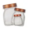 メイソンジャージッパーバッグ食品貯蔵スナックサンドイッチバッグ再利用可能な気密シール食品収納バッグ漏れ防止フードセーバーポーチ