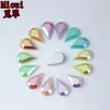 Micui 500 pièces 4 6mm gelée couleur goutte dos plat acrylique strass pierres de cristal Non couture pour Nail Art vêtements bricolage DH760214u