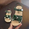 2019 tjejer sandaler sommar barn skor söt bowtie stor tjej skor prinsessa barn gelé sandaler liten tjej sandal glides c04221