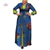 Vestidos African Dresses for Women 2019 Dashiki Elegant Party Dress Plus Size Srapless Traditional African Clothing WY3880