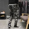 2019 Splice Joggers Pants Men Camouflage Cargo Pants Mens Loose Camo Plus Size 5XL Trousers Male 019219n
