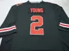 Gioventù Ohio State Buckeyes # 2 Chase Young Ricamo reale personalizzato College Football Jersey Taglia S-4XL o personalizzato qualsiasi nome o numero di maglia