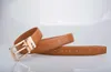Nytt läderbälte Fashion Big Buckle Belt med Box Designer Belts For Men and Women Cowhide Belt Good Quality Fashion Midjebälten 0221T