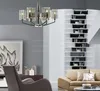 Post modern glass chandelier lighting Luxury art decoration light 8 head Creative living room foyer shop hall vila led light MYY