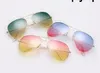 Hurtownie- kolory gradientowe okulary rowerowe Mężczyźni Metalowe Okulary Okulary Outdoor Beach Sport Moda Sun Glassels 8 Kolory Drop Shipping