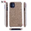 Partihandel Fashion Natural Blank Cork Vattentät Telefonväskor för iPhone 11 12 Pro XS XR X Max Back Cover Shell