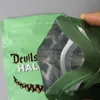 Devils Half OZ bagDevils lettuce Packaging Bags 3.5 mylar Child proof pouch zip lock airtight for dry herb packaging