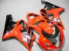 High quality fairing kit for SUZUKI GSXR600 GSXR750 2004 2005 red black GSXR 600 750 K4 K5 fairings FG45