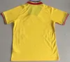 Retro 1994 rumunia koszulki piłkarskie 6 CHIRICHES 10 MAXIM strona główna czerwona droga Away żółta koszulka koszulka piłkarska mundury