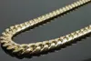 Real 10k Yellow Gold Miami Cuban Link Chain 8mm 24 Inch304i