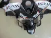 Injection Bodywork fairing kit for Honda CBR600RR 03 04 west sticker black motorcycle fairings set CBR600RR 2003 2004 JK30