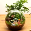 Bouteille en verre de Micro paysage en forme de boule, bricolage, Double trous, Vase de plantes succulentes, décoration de la maison