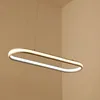 Uzunluk 1200mm Modern Led Yemek Mutfak Odası Asılı Avize Çift Glow Süspansiyon armatür Avizeler