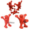 100 stcs grappige gelukkige kerel bierflesopener Red Wine Openers Stopper Crockscrew Stoppers Creative Bar Tool Kitchen Tools2073953