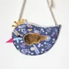 Nuevos bolsos con diseño de pájaros para bebés, 5 colores, 10 unids/lote, monedero para niños, bolso para pájaros, monedero para niñas