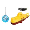 Mini Submarine 3314 Radio Control Submarine Racing Boat Universal Rc Toys For Children Portable Children RC Speedboat Model