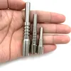 Premium Titanium Vervanging Nail Tip Roken 10mm 14mm 18mm Omgekeerde Grade 2 G2 Ti Tips Nagels voor Siliconen NC Kit