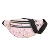 Nieuwe holografische fannypack voor dames bumbag taille tas glanzende neon laser crossbody taille tas feest rave bum tas fanny pack