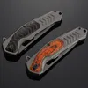 High Hardness Folding Blade Knife Metal Wood Handle High Sharp Camping Pocket Knife Outdoor EDC Tactical Survival Knives