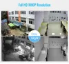 VIKCONN Caméra de sécurité Full HD 1080P Caméra de surveillance vidéo 2.0MP Caméras de vidéosurveillance entièrement en métal résistantes aux intempéries avec LED SMD IR - 3,6 mmPAL