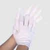 Nuevos guantes ceremoniales de algodón blanco para hombres y mujeres que sirven 1 guantes de joyería para conductores de camareros CM-S