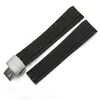 Bracelet en caoutchouc pour PatekPhilippe Aquanaut 5164a 5167a-001 21mm Bracelet en silicone Watchband2569