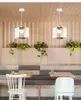 Nordic Solid Wood Restaurant Kandelier Lighting LED Lights Creative Cafe Lampplampan Enkel konst Enkelt huvudlampa Gratis frakt