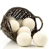 Wool Dryer Balls Premium Reusable Natural Fabric Softener 2.75inch Static Reduces Helps Dry Clothes in Laundry Quicker LX6117